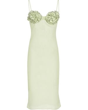 Coperni Rosette-detailed Mini Dress - White