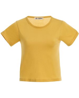 ÉTERNE Baby Modal-Cotton T-Shirt - Yellow