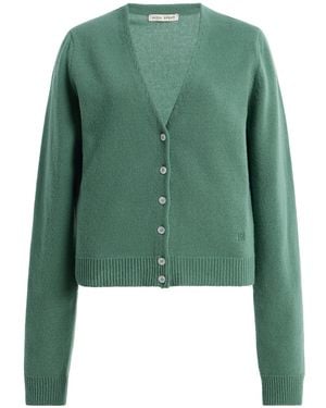 High Sport Cardi Wool-Cashmere Cardigan - Green