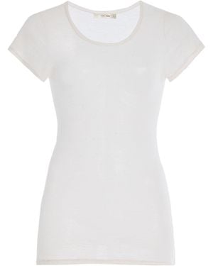 The Row Keyla Cashmere Tee - White