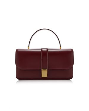 KHAITE Blake Leather Top Handle Bag - Red