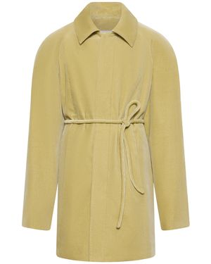 OSSOU Ely Cotton Coat - Yellow