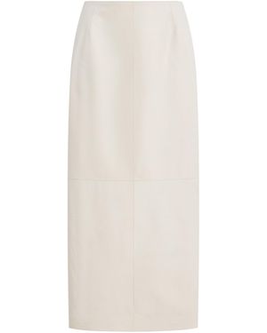 Lafayette 148 New York Pencil Skirt - White
