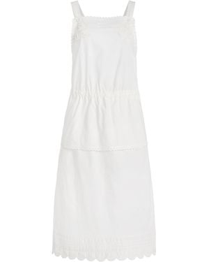THE GARMENT Kirsten Embroidered Cotton Midi Dress - White
