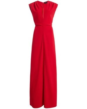 Proenza Schouler Geraldine Crepe Maxi Dress - Red