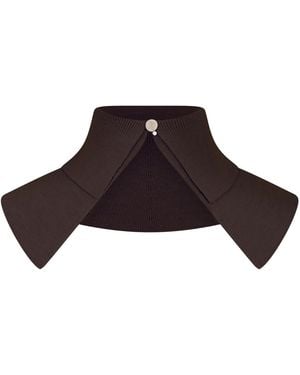 Rabanne Dark Knit Collar - Black