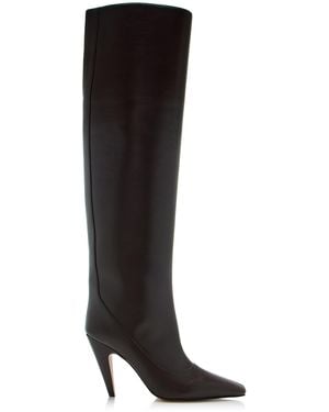 Stella McCartney Spur Vegan-Leather Knee Boots - Black