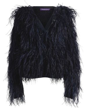 Ralph Lauren Feathered Cardigan - Blue
