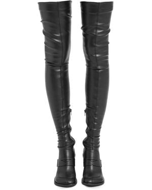Stella McCartney Ryder Stretch Alter Mat Over-The-Knee Boots - Black