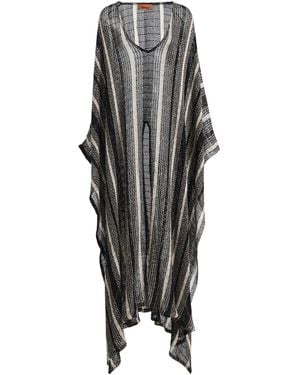 Missoni Mesh Maxi Caftan Cover-Up - Black
