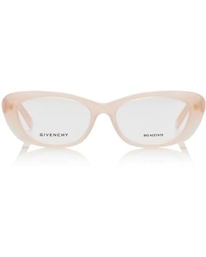 Givenchy City Cat-Eye Acetate Glasses - Pink