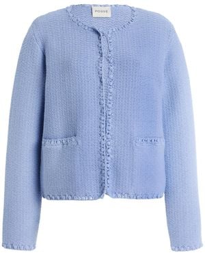 Posse Exclusive Harlan Knit Jacket - Blue