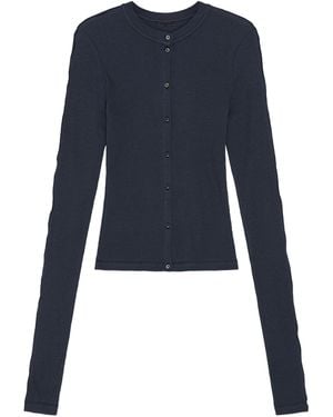 Birrot Line Cardigan - Blue