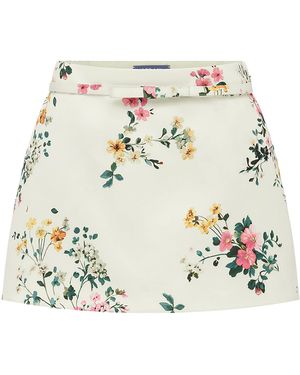 LEO LIN Nori Mini Skort - Natural