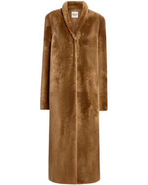 Aflalo Maurelle Shearling Coat - Natural
