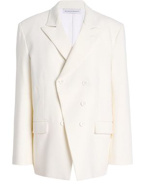 Niccolò Pasqualetti Alfa Crepe Jacket - White