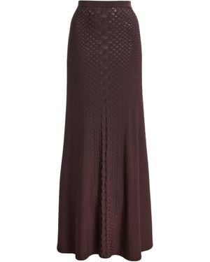 Adam Lippes Sarita Skirt - Brown