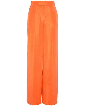 Dorothee Schumacher Heritage Ease Silk Trousers - Orange