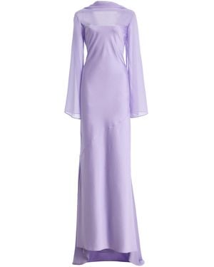 Significant Other Exclusive Devlyn Satin Gown - Purple