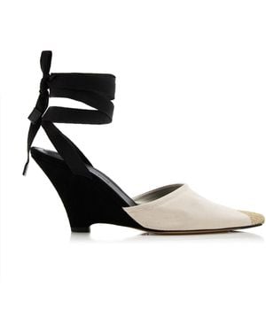 Jacquemus The H Leather Espadrilles - Black