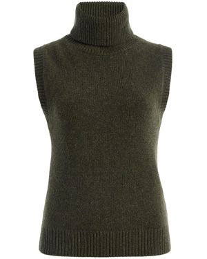 Nili Lotan Magna Cashmere Jumper Vest - Green