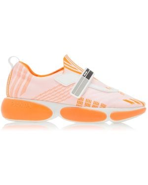 Prada Allacciate Sneakers - Orange