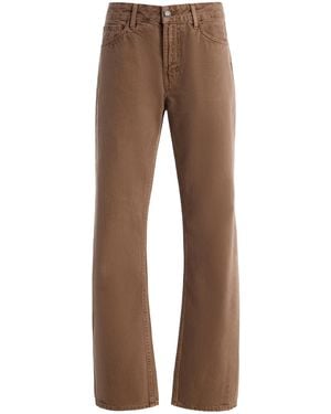 Kallmeyer Adina Low-Rise Straight-Leg Jeans - Brown