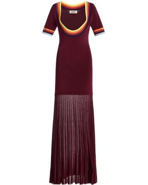 Christopher John Rogers Knit Maxi Dress - Red