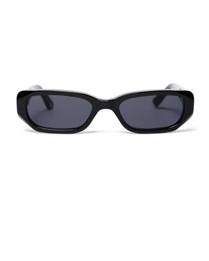 Kimeze Ore Square-Frame Acetate Sunglasses - Black