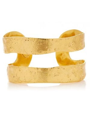 Sylvia Toledano Small Bianca 22k Gold-plated Cuff - Yellow