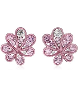 Anabela Chan Pale Rose Chanterelle Earrings - Pink