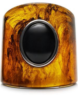 Julietta Nera Onyx Cuff - Orange