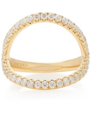Anita Ko Arc 18k Gold Diamond Ring - Metallic