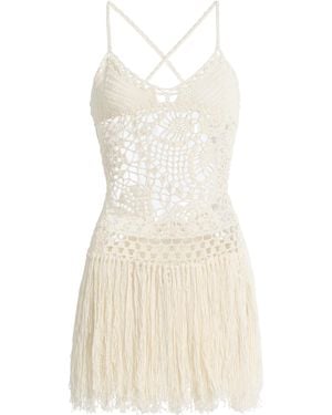 Akoia Swim Akoia Crochet Cotton Mini Dress - Natural