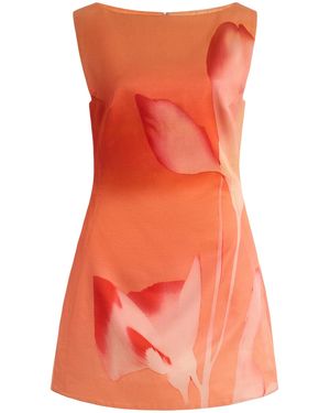 Significant Other Elvi Belted Mini Dress - Orange