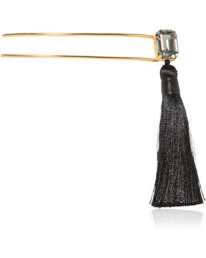 Jennifer Behr Francine 18K Hairpin - Black