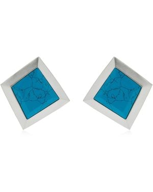 VALÉRE Ixv04 22K-Plated Earrings - Blue