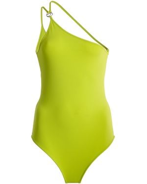 Coperni One-Shoulder Swimsuit - Yellow