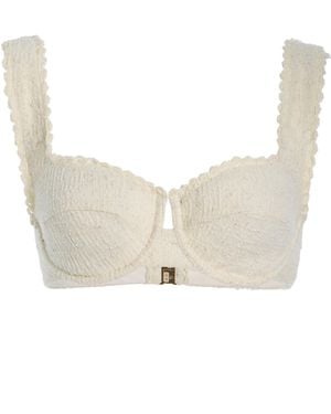 Jonathan Simkhai Klara Balconette Bikini Top - White