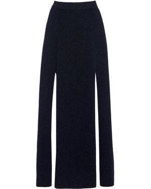 Lisa Yang Rena Cashmere Maxi Skirt - Blue