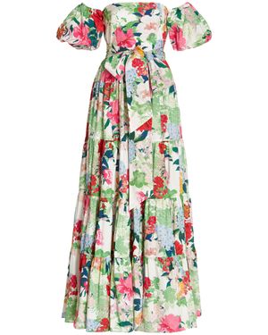 Cara Cara Wethersfield Printed Cotton Poplin Maxi Dress - Multicolour