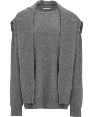 Source Unknown Tio Wool-Blend Jumper - Grey
