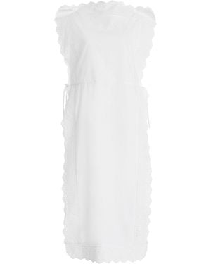 By Malene Birger Gustava Eyelet-Detailed Cotton Top - White