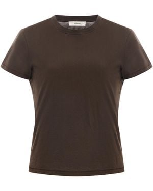 FRAME The Baby Tee - Brown