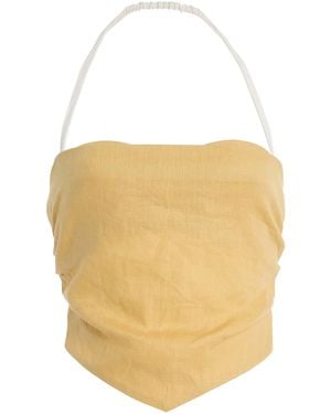 SIR. Carlotta Linen Scarf Camisole Top - Natural