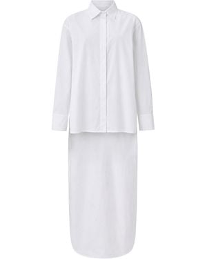 Alaïa Asymmetric Cotton Shirt - White