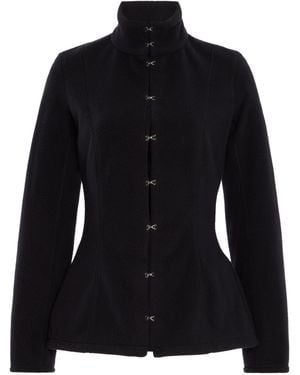 Colleen Allen Structured Fleece Jacket - Black