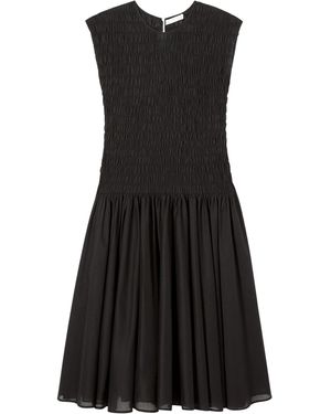 Merlette Stijl Cotton Voile Dress - Black