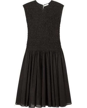 Merlette Stijl Cotton Voile Dress - Black