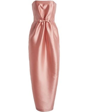 BERNADETTE Lenette Satin Maxi Dress - Pink
